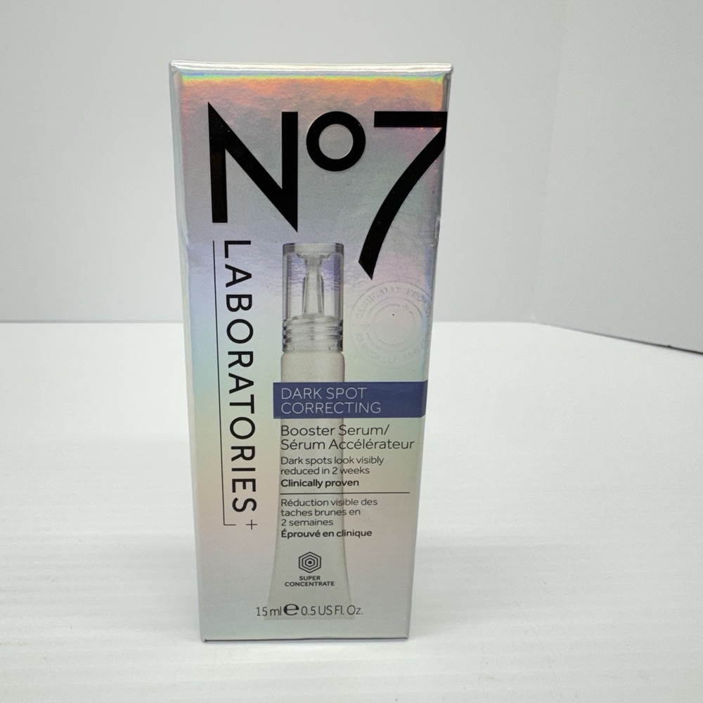 NO7 Laboratories Dark Spot Correcting Booster Serum 0.5 fl oz NOS New Sealed